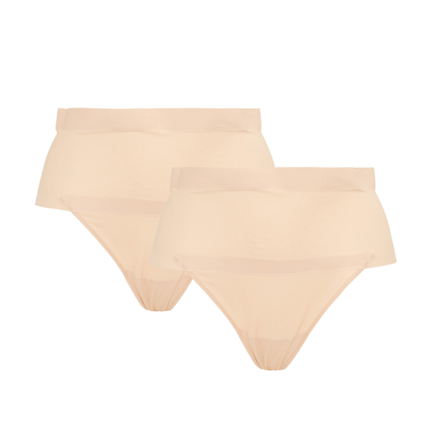 Wonderbra - Women's Maidenform Cover Your Bases Thong 2-Pack - Transparent 2XL