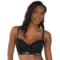 Pour Moi Logo Padded Underwired Bra