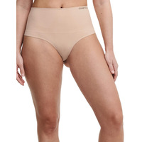 Chantelle Smooth Comfort Shapewear High Waist Thong – Clay Nude – S – 10