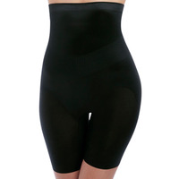 Wacoal Fit & Lift High Waist Long Leg Shaper – Black – S – 10
