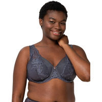 Triumph Wild Peony Florale Padded Bra - Pebble Grey - 34D