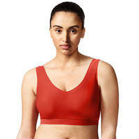 Chantelle Soft Stretch Padded Crop Top - Poppy Red - XS/S
