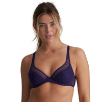 Marie Jo Tulio Half Padded Plunge Bra - Majestic Purple - 36D