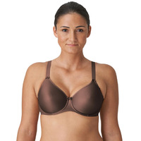 Prima Donna Satin Non Padded Full Cup Bra - Ebony - 32F